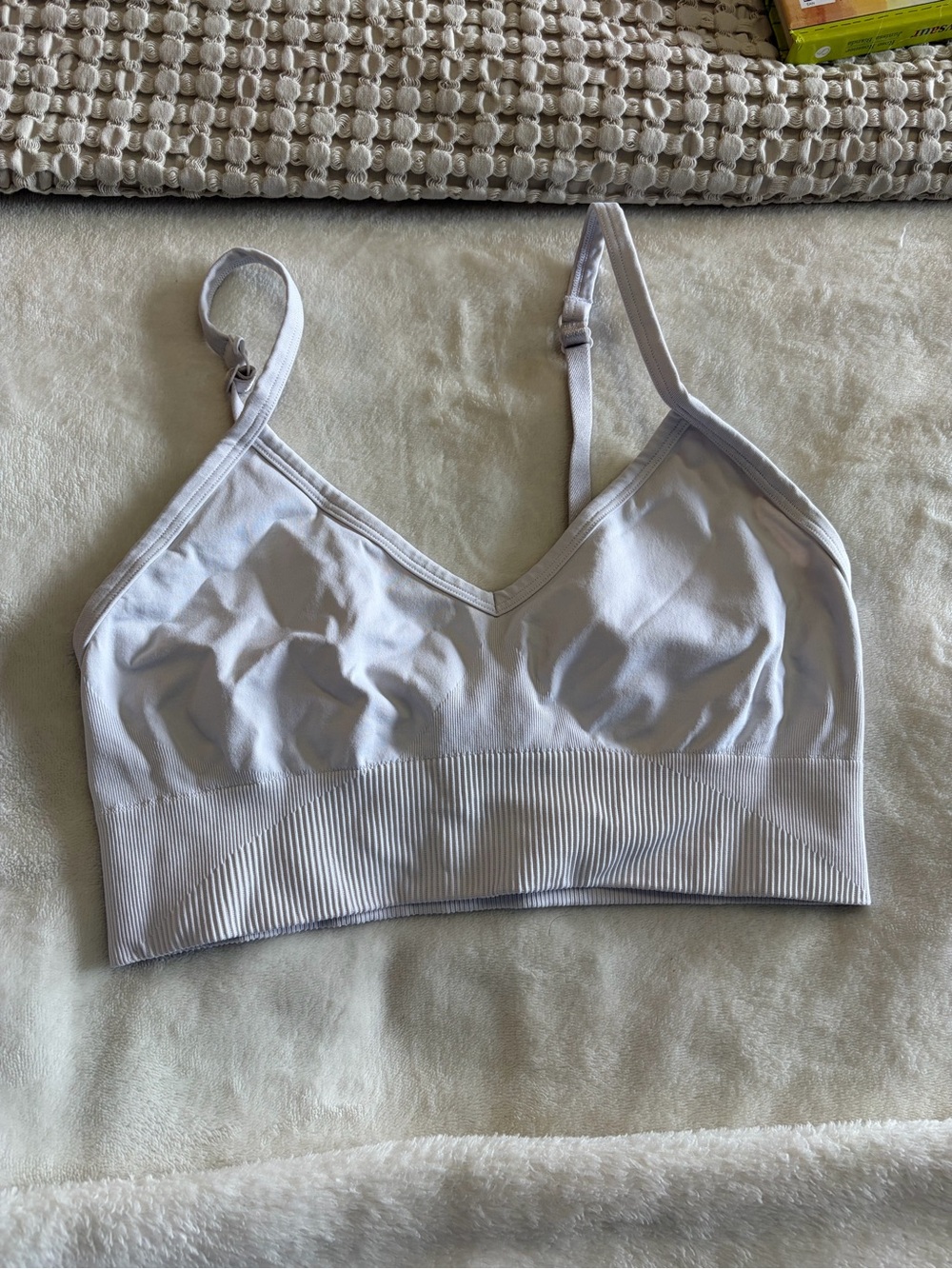 lululemon athletica Light Gray Seamless Wireless Bralette